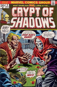 Crypt of Shadows (Marvel, 1973 series)  #3 (May 1973) — Dead Man's Hand!