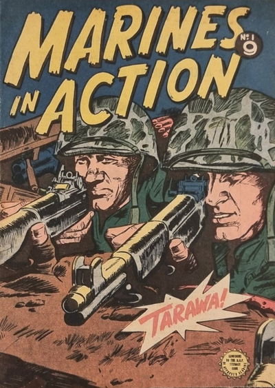 Marines in Action (AGP, 1955 series) #1 [July 1955]