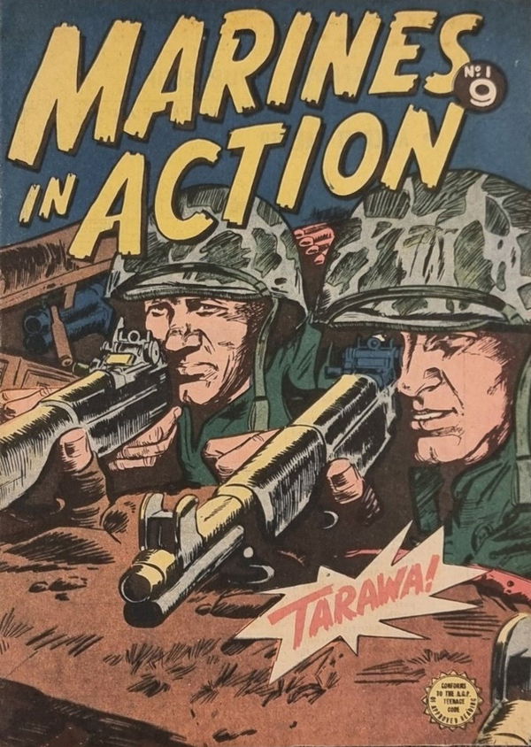 Marines in Action (AGP, 1955 series) #1 ([July 1955])