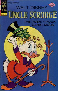 Walt Disney Uncle Scrooge (Western, 1963 series)  #135 (December 1976) — The Twenty-Four Carat Moon