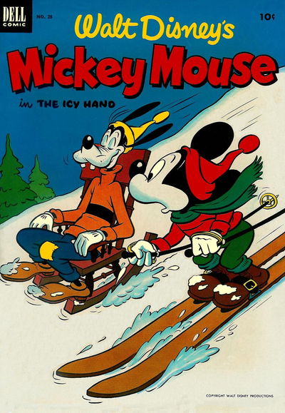 Walt Disney's Mickey Mouse (Dell, 1952 series) #28 (December 1952-January 1953)