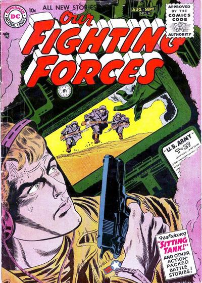 Our Fighting Forces  #6 (August-September 1955)