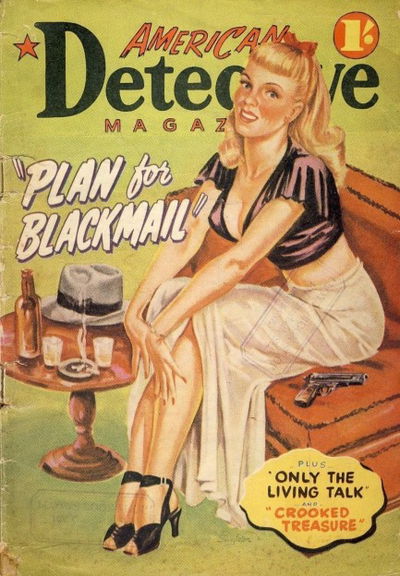 American Detective Magazine (Jatkins, 1951 series) #9 — Plan for Blackmail September 1952