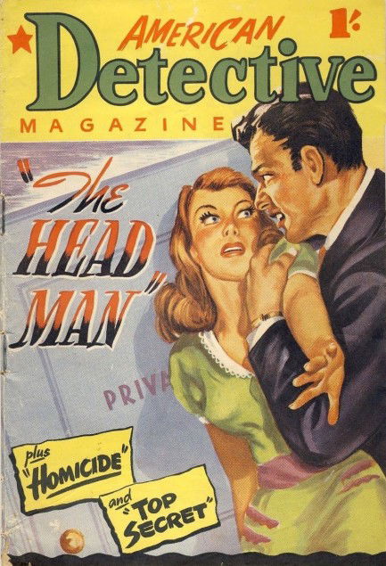 American Detective Magazine (Jatkins, 1951 series) #5 — The Head Man (March 1952)