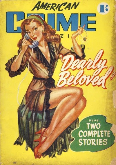 American Crime Magazine (Cleveland, 1953 series) #1 (January 1953) —Dearly Beloved