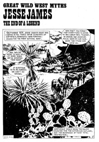 Super Giant Album (KG Murray, 1976 series) #25 — Jesse James: The End of a Legend (page 1)