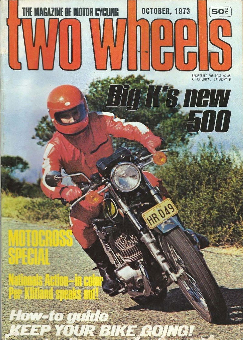 Two Wheels (KG Murray, 1973? series) v9#2 (October 1973)