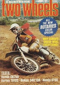 Two Wheels (KG Murray, 1973? series) v9#6 February 1974