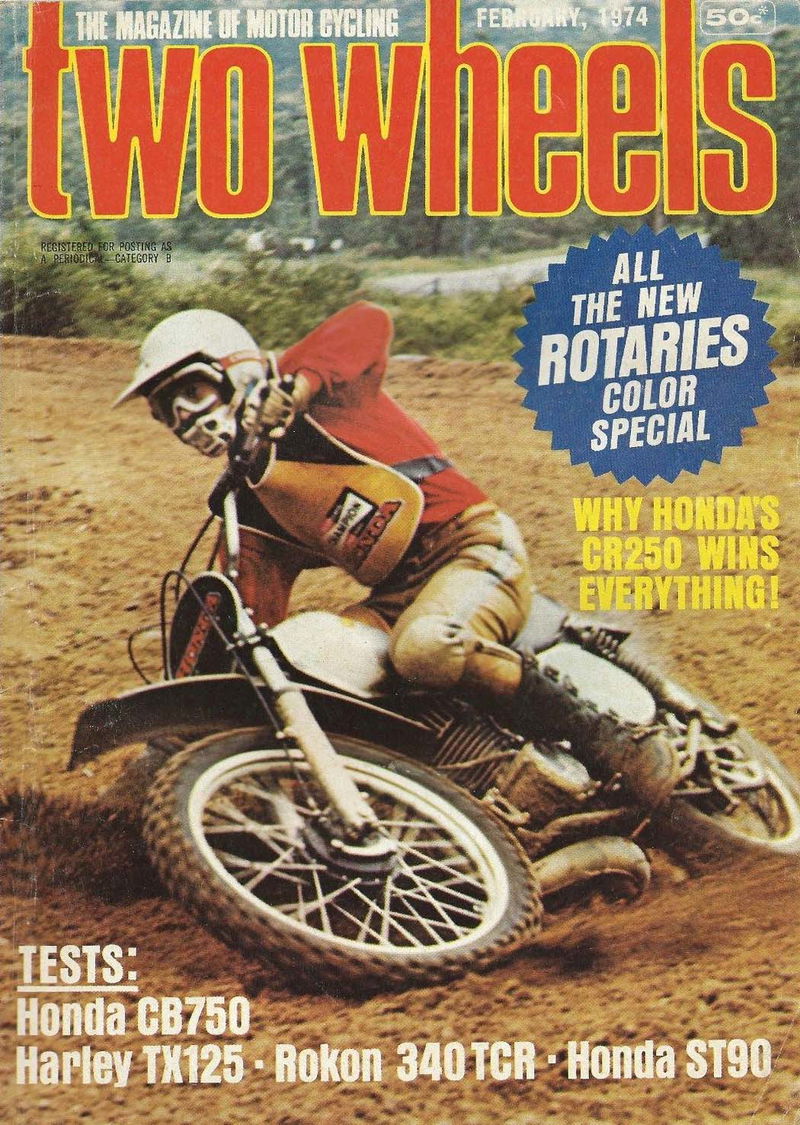 Two Wheels (KG Murray, 1973? series) v9#6 (February 1974)