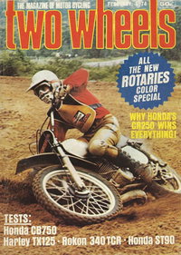 Two Wheels (KG Murray, 1973 series)  v9#6 (February 1974)
