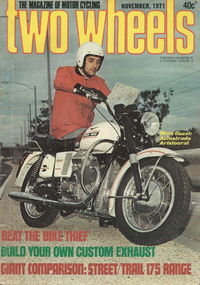 Two Wheels (Periodical Publications, 1969 series) v5#3 (November 1971)