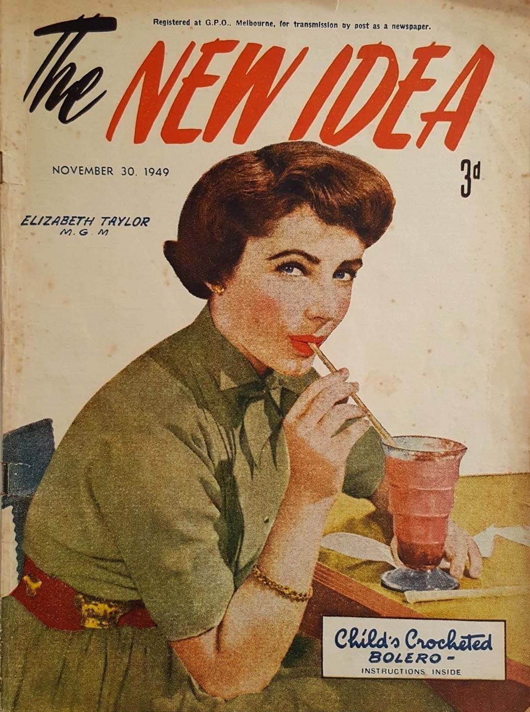 The New Idea (Fitchett, 1928 series) 30 November 1949 (30 November 1949)