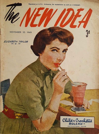 The New Idea (Fitchett, 1928 series) 30 November 1949 (30 November 1949)