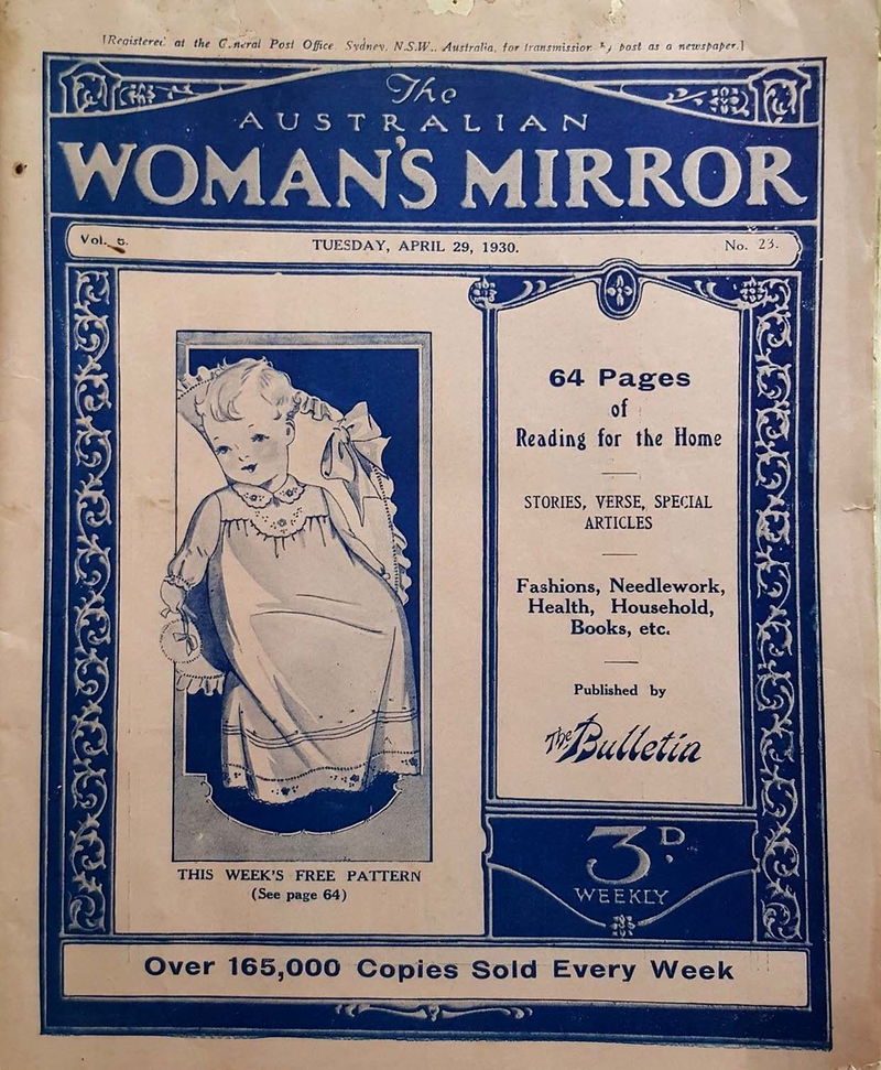 The Australian Woman's Mirror (Bulletin, 1924 series) v6#23 ([29 April 1930?])