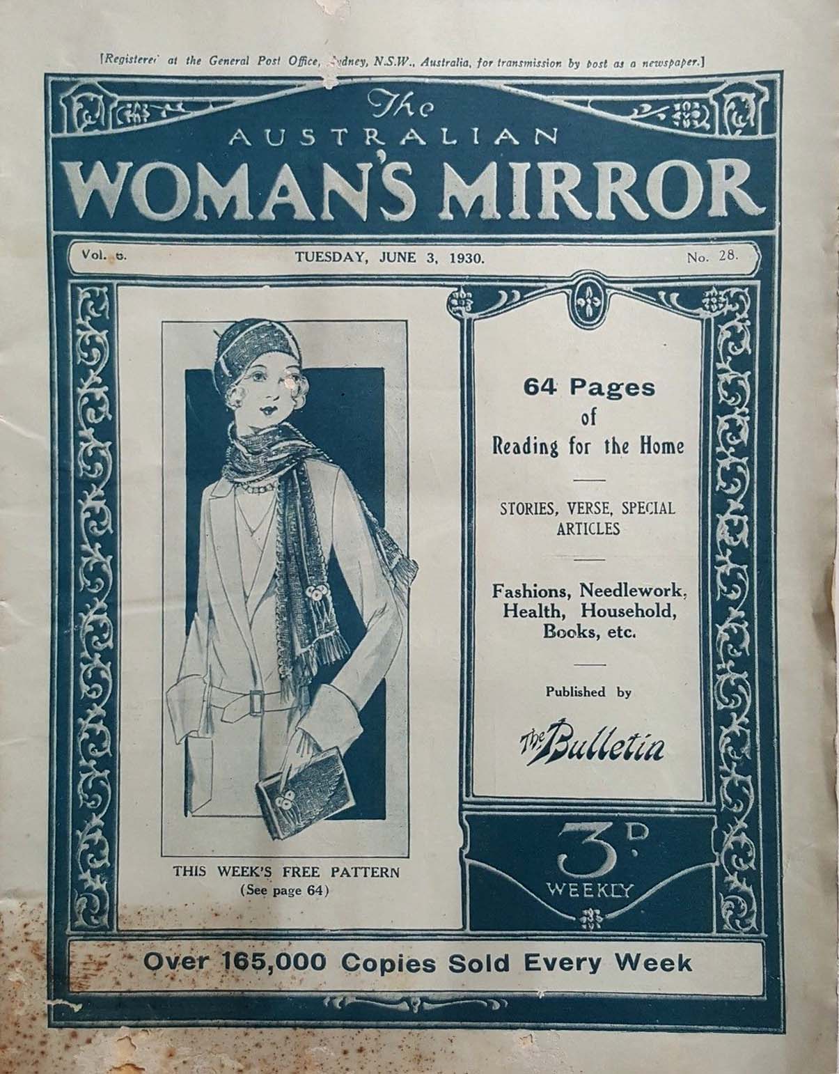 The Australian Woman's Mirror (Bulletin, 1924 series) v6#28 (3 June 1930)