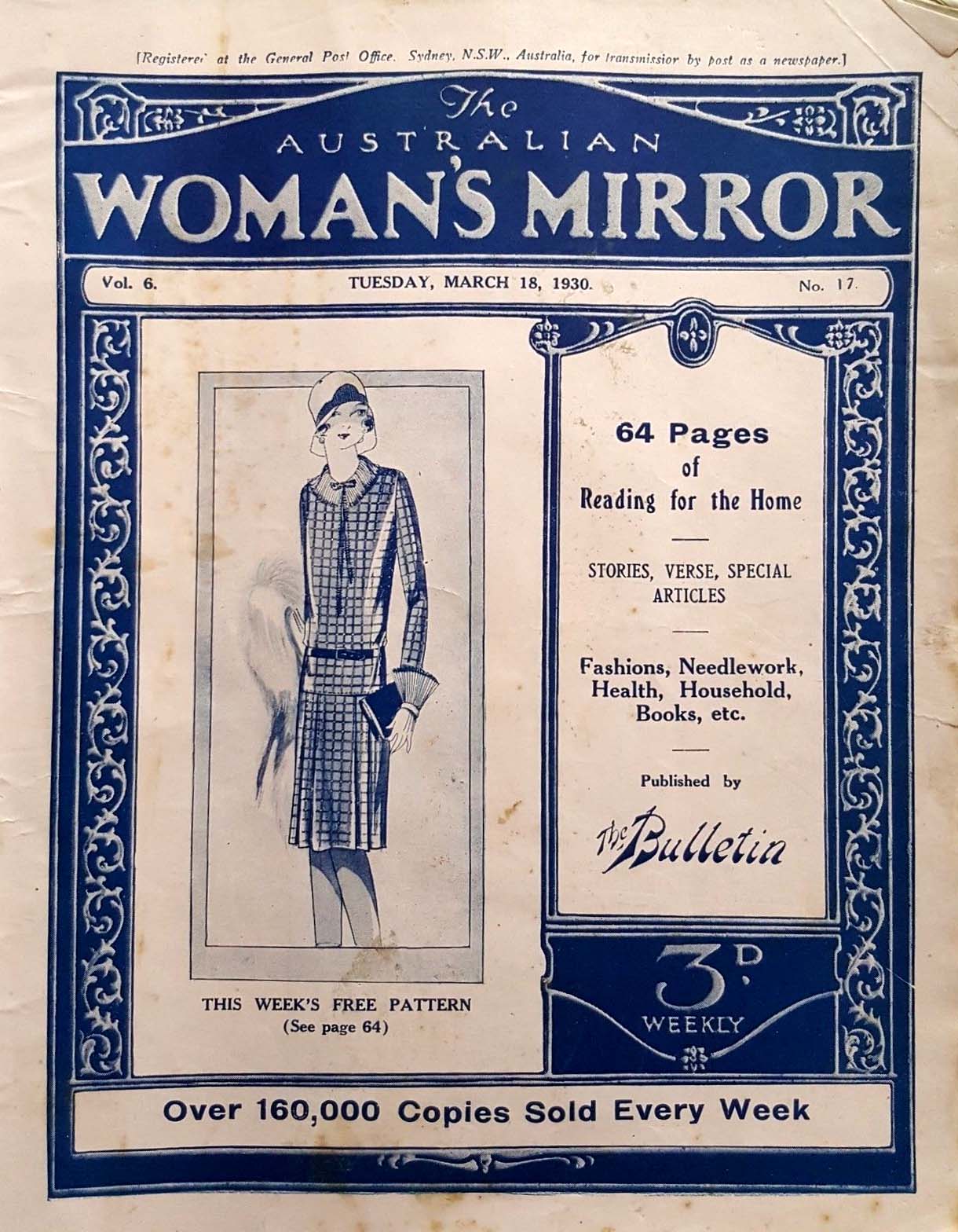 The Australian Woman's Mirror (Bulletin, 1924 series) v6#17 (18 March 1930)