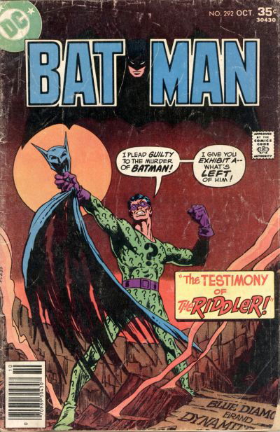 Batman (DC, 1940 series) #292 October 1977