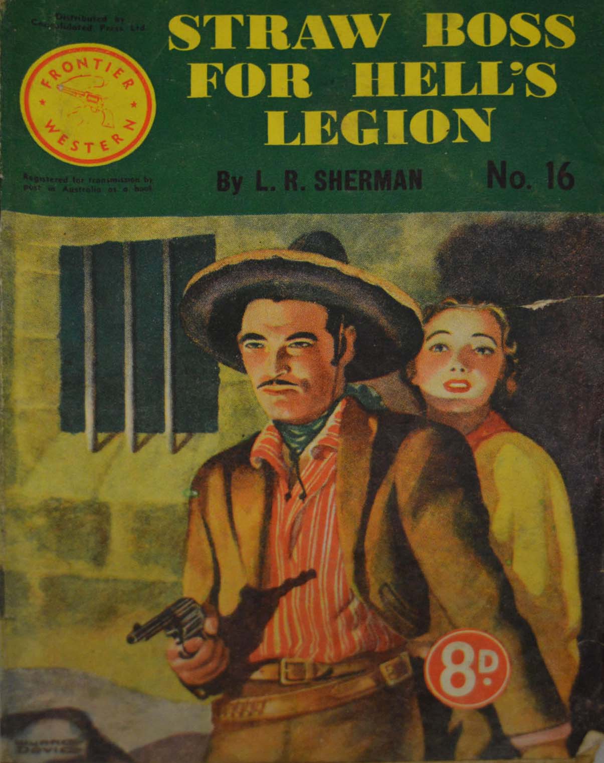 Frontier Western (Shakespeare Head, 1951? series) #16 — Straw Boss for Hell's Legion ([October 1952?])