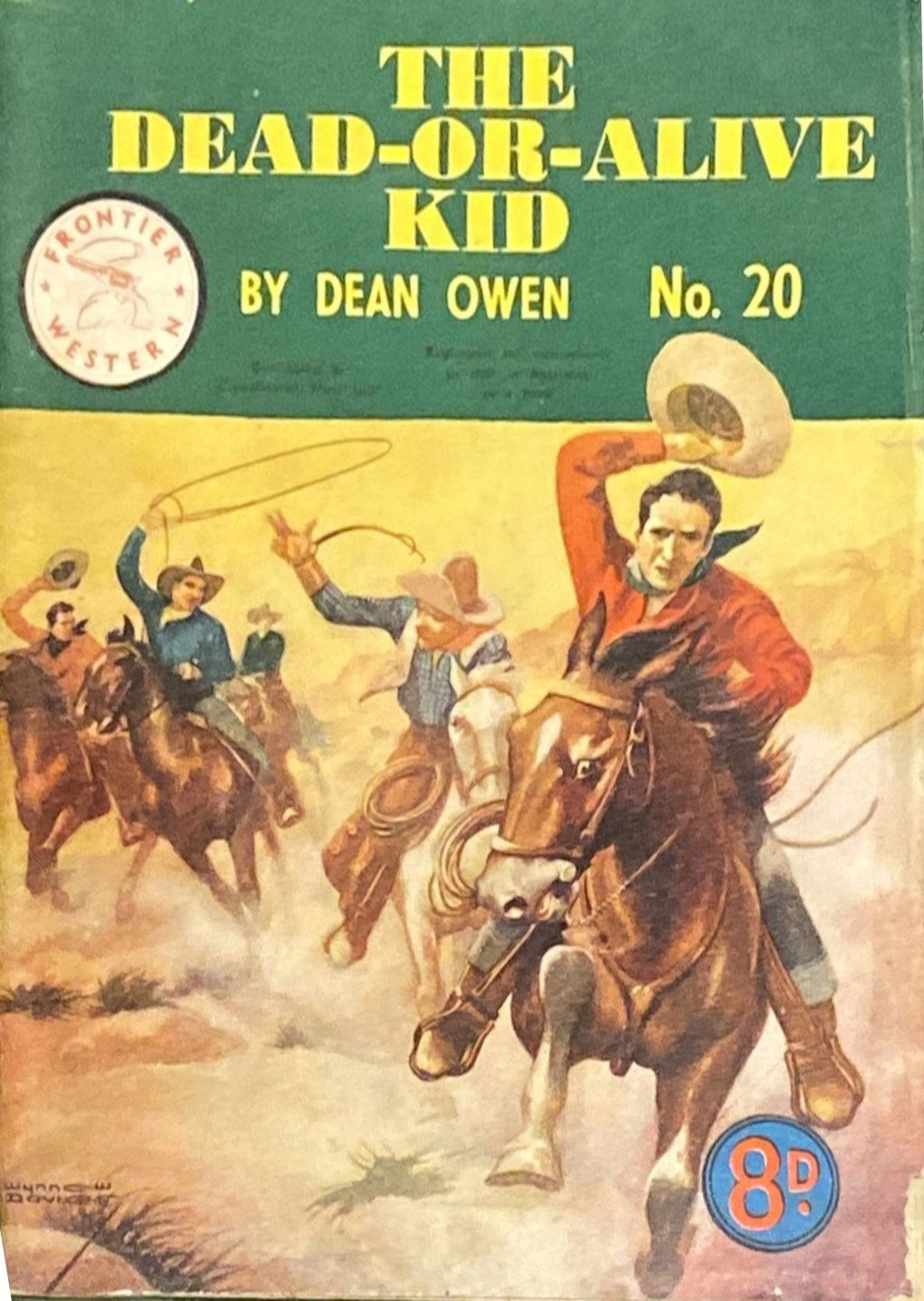 Frontier Western (Shakespeare Head, 1951? series) #20 — The Dead-or-Alive Kid ([February 1953?])