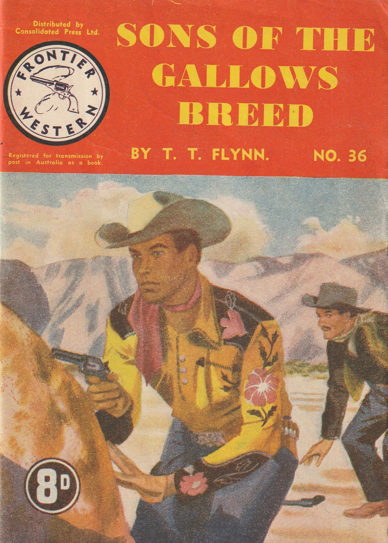 Frontier Western (Shakespeare Head, 1951? series) #36 — Sons of the Gallows Breed ([June 1954?])