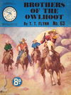 Frontier Western (Shakespeare Head, 1951? series) #63 — Brothers of the Owlhoot ([September 1956?])