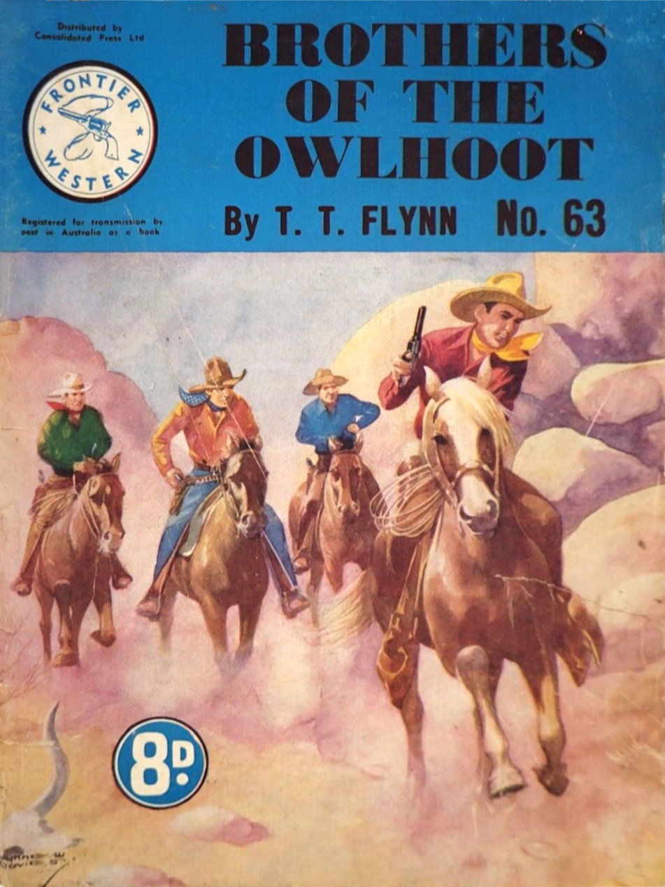 Frontier Western (Shakespeare Head, 1951? series) #63 — Brothers of the Owlhoot ([September 1956?])