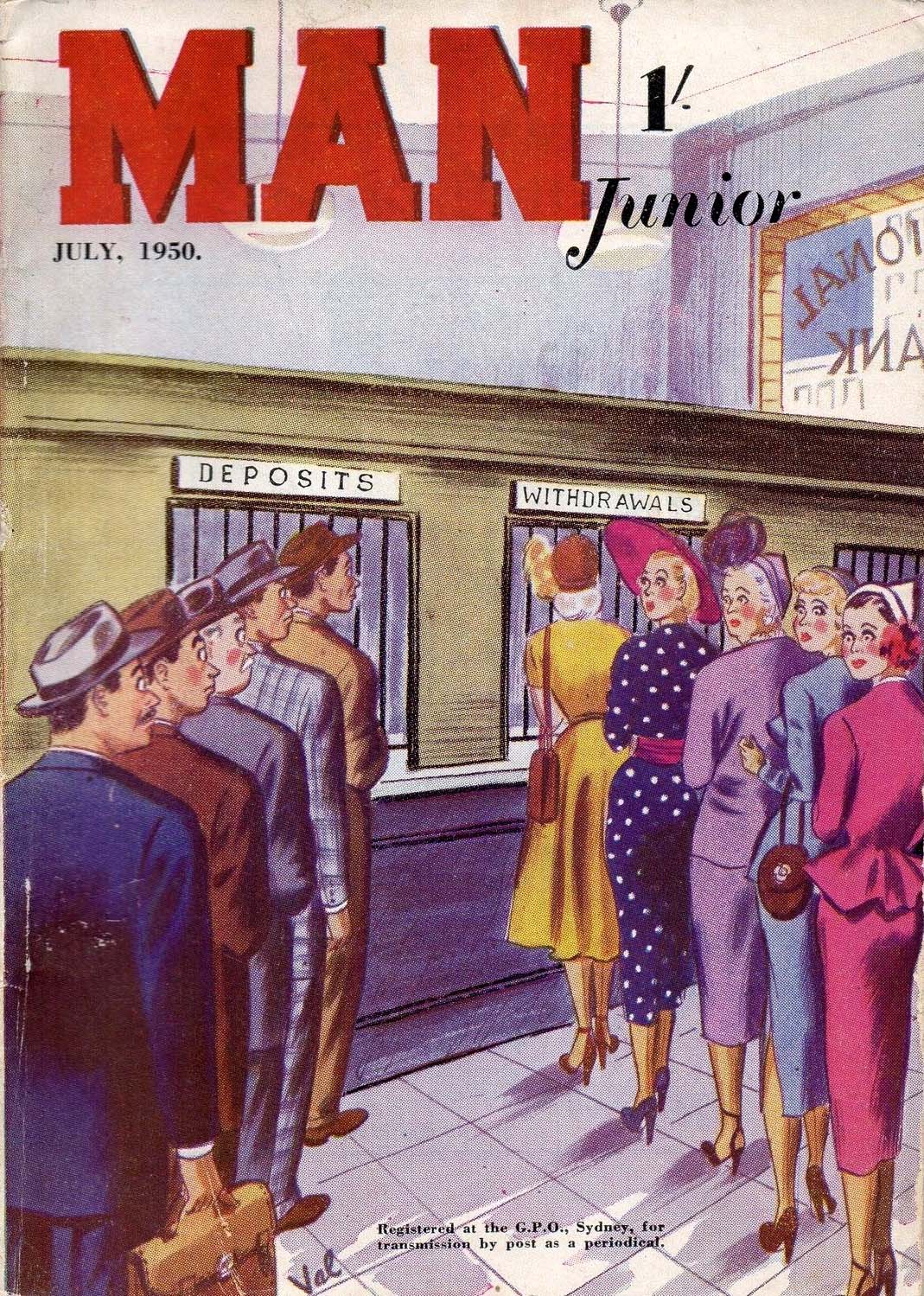 Man Junior (Man Jr, 1949 series) v20#5 (July 1950)