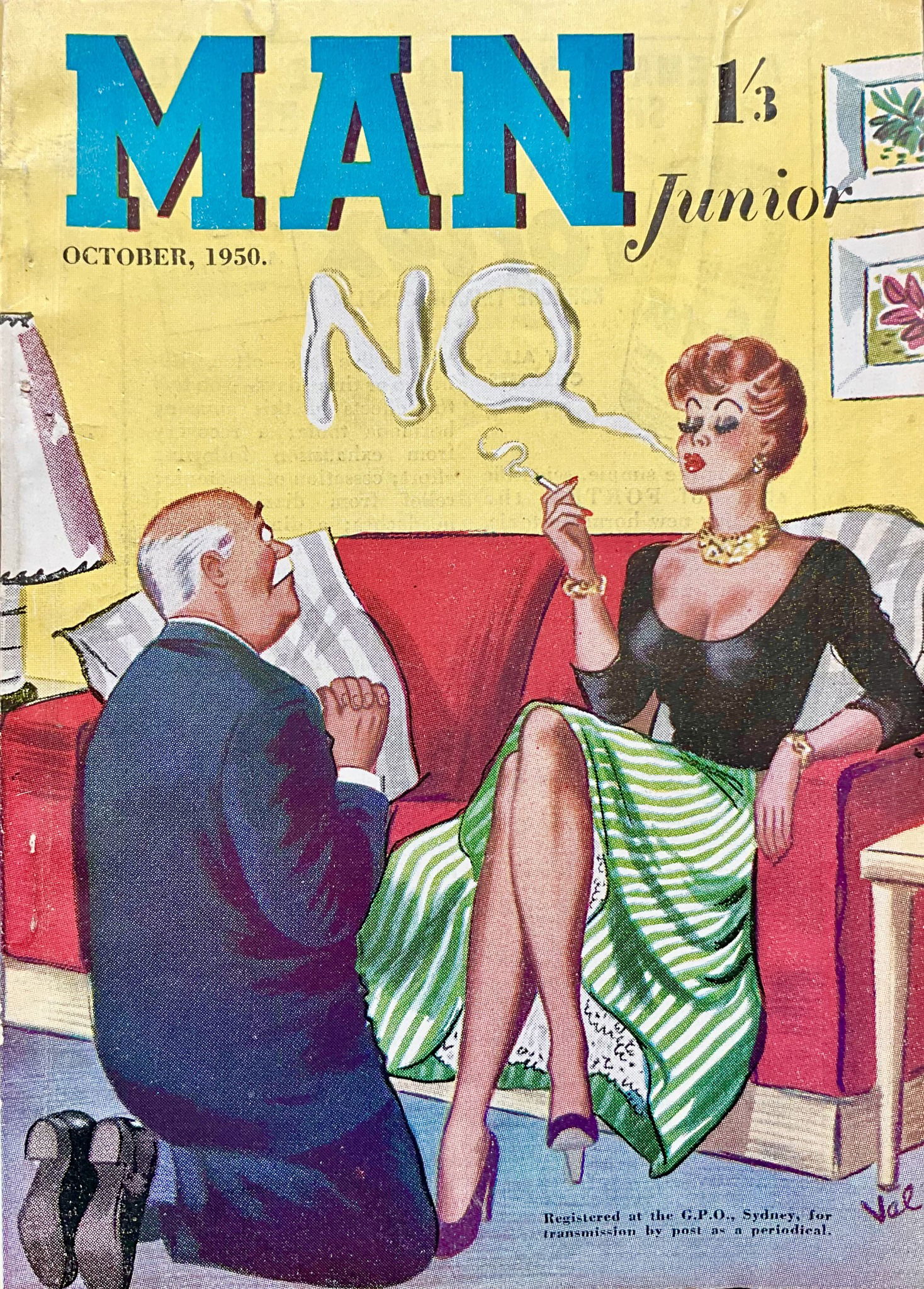 Man Junior (Man Jr, 1949 series) v21#2 (October 1950)