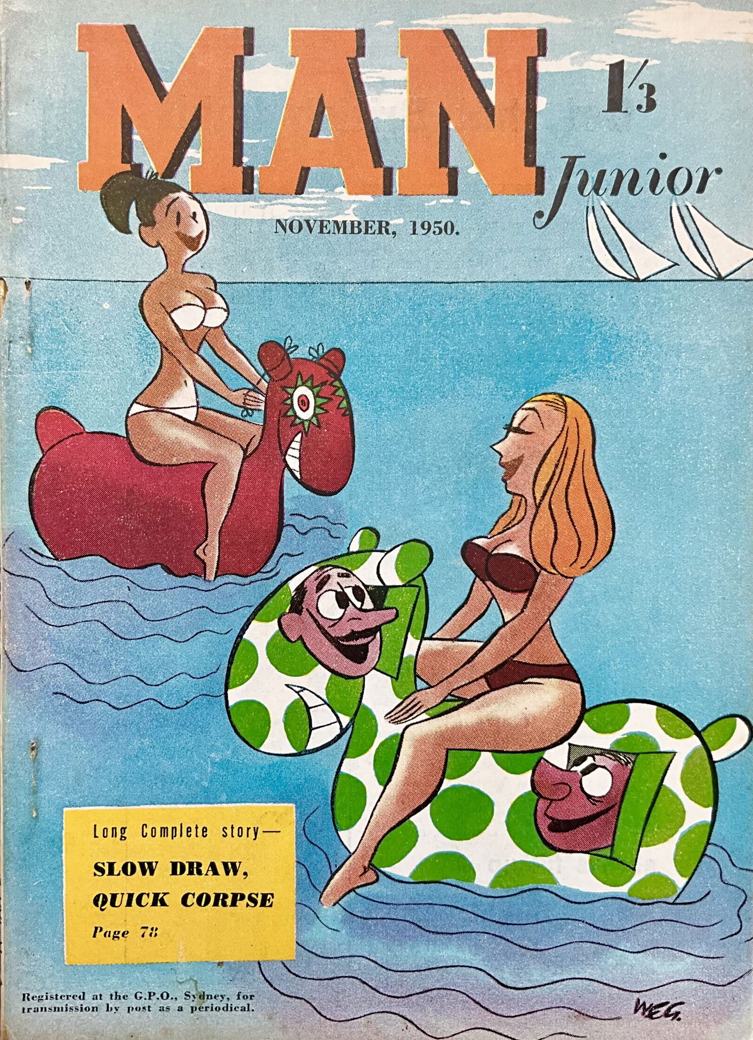 Man Junior (Man Jr, 1949 series) v20#3 (November 1950)