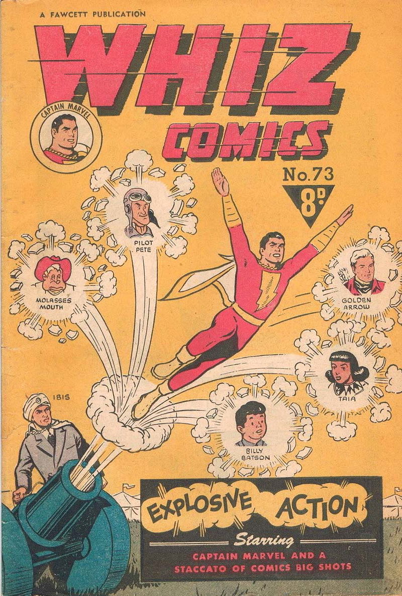 Whiz Comics (Cleland, 1949 series) #73 ([1953?])