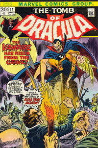 Tomb of Dracula (Marvel, 1972 series)  #14 (November 1973) — The Vampire Has Risen from the Grave!