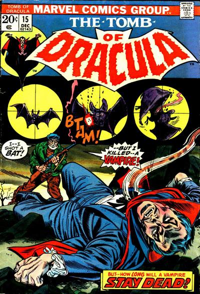 Tomb of Dracula (Marvel, 1972 series) #15 (December 1973)