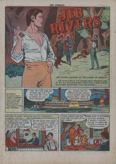 The Crooked Gambler (<span class="fw-500">Hit Comics</span>  #63 (March 1950)), page 1