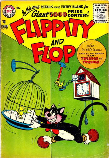 Flippity & Flop (DC, 1952 series) #29 (August-September 1956)