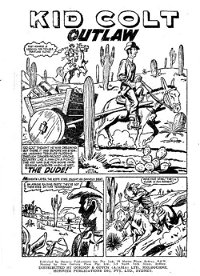 Kid Colt Outlaw: a Giant Western (Horwitz, 1961 series) #22 — The Dude! (page 1)