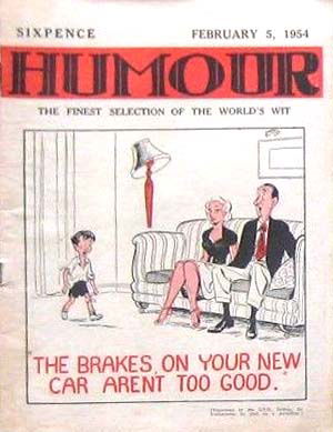 Humour (New Century, 1922 series) v34#6 (5 February 1954)