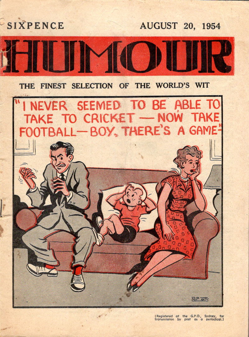 Humour (New Century, 1922 series) v34#34 (20 August 1954)