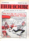 Humour  v31#13 (30 March 1951)