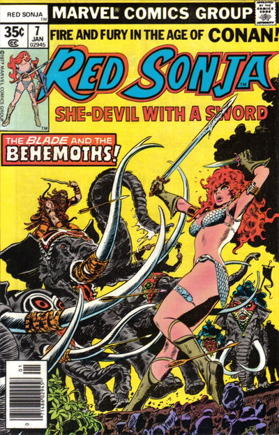 Red Sonja (Marvel, 1977 series) #7 (January 1978)