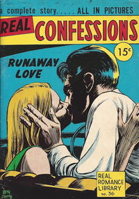 Real Romance Library (Yaffa/Page, 1972? series) #36 — Real Confessions ([1972?])