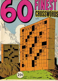 60 Finest Crosswords (Yaffa/Page, 1971 series) #1 [May 1971]