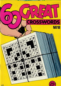 60 Great Crosswords (Yaffa/Page, 1970? series) #18 [July 1972]