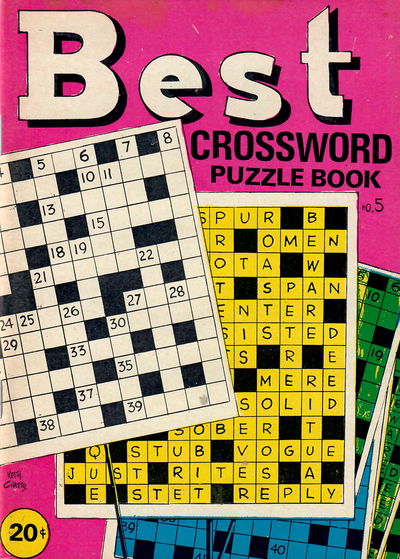 Best Crossword Puzzle Book (Yaffa/Page, 1971? series) #5 [March 1972]