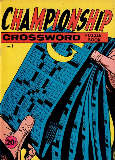 Championship Crossword Puzzle Book (Yaffa/Page, 1971 series) #1 ([March 1971])