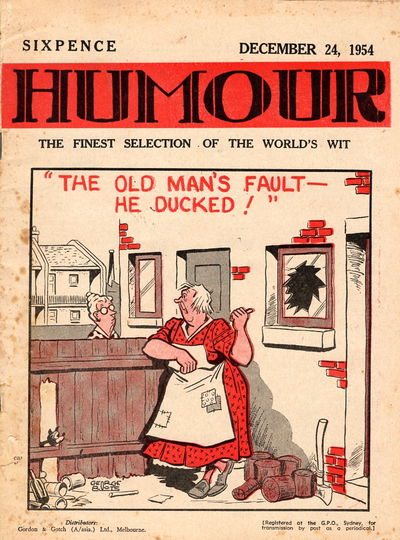 Humour (New Century, 1922 series) v34#52 (24 December 1954)