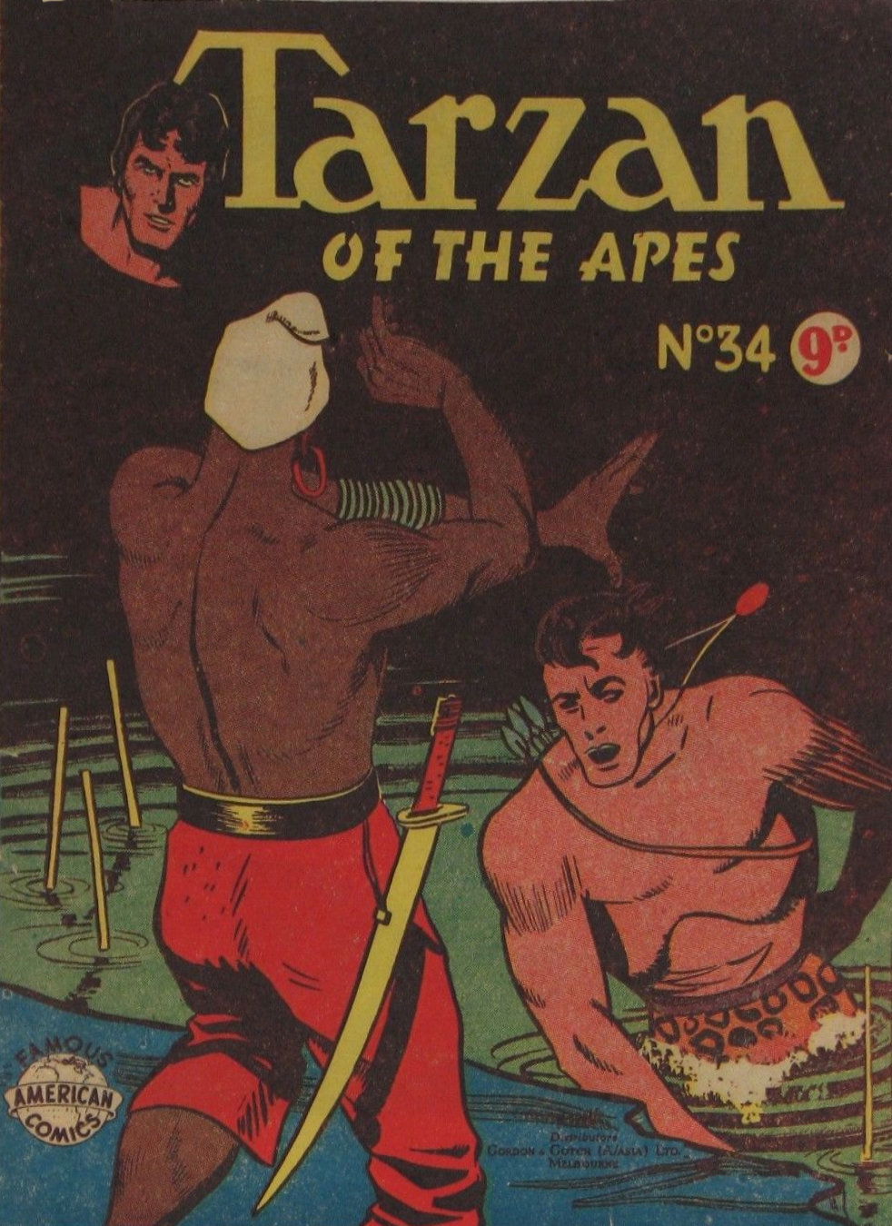 Tarzan of the Apes (New Century, 1954? series) #34 ([June 1957?])