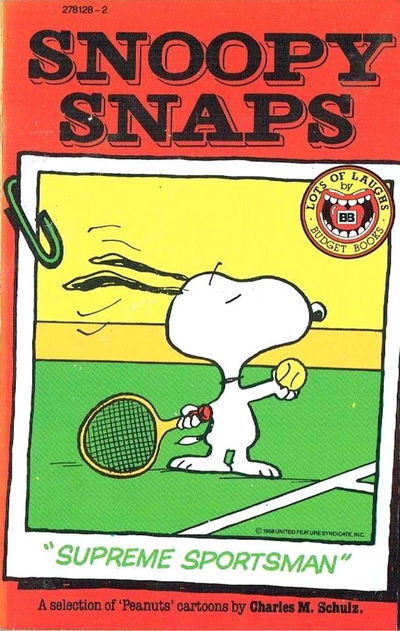 Snoopy Snaps (Budget Books, 1986? series) #2 [278128-2] (1986) — Supreme Sportsman [1986?]