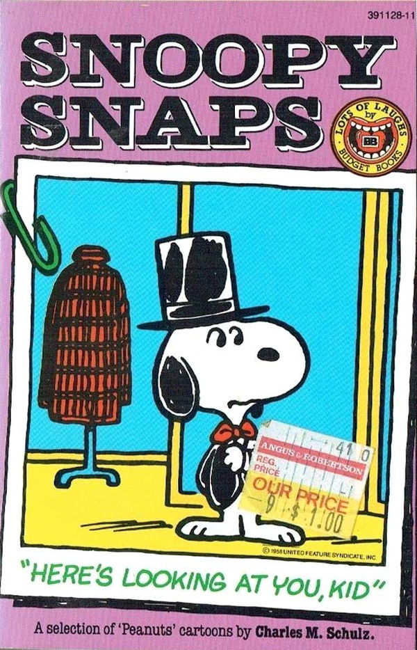 Snoopy Snaps (Budget Books, 1986? series) #11 [391128-11] (1987) ([1987?]) —Here's Looking at You, Kid