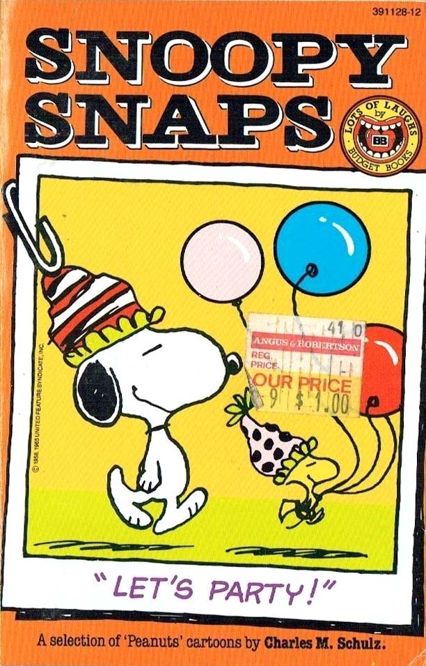 Snoopy Snaps (Budget Books, 1986? series) #12 — Let's Party! ([1987?])