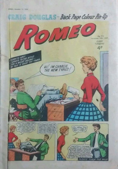 Romeo (DC Thompson, 1957? series) #116 November 1959